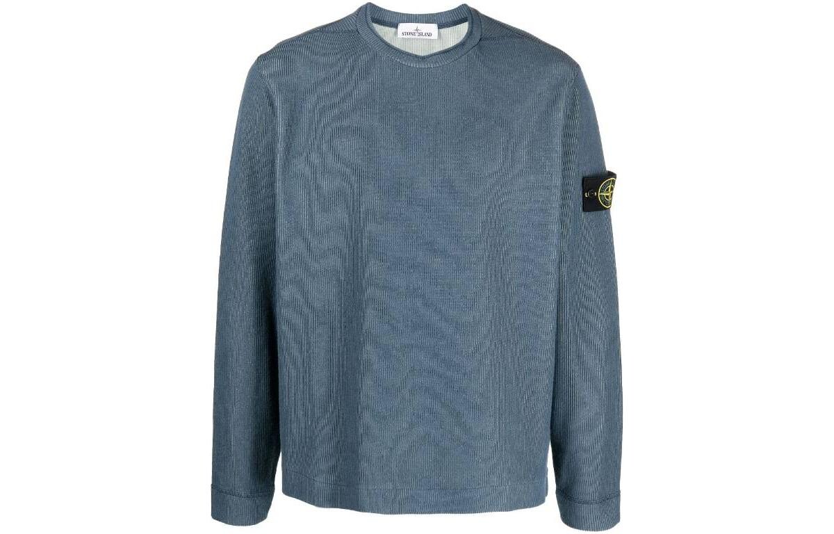 

Свитер мужской серый/синий Stone Island, серый/синий
