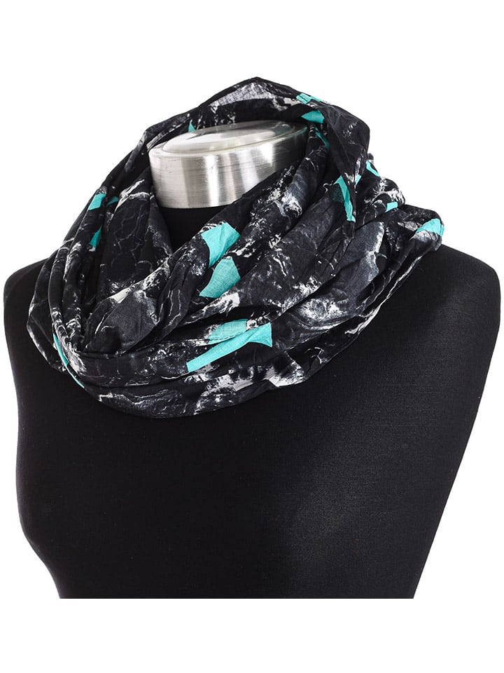 

Buff Петлевой шарф черного цвета - (Д)75 x (Ш)45 см