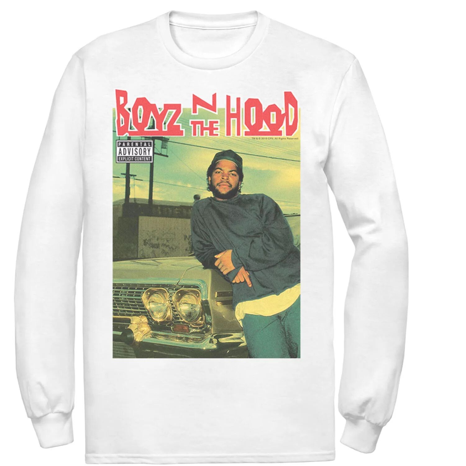 

Мужская футболка Boyz In The Hood с обложкой альбома и плакатом Licensed Character