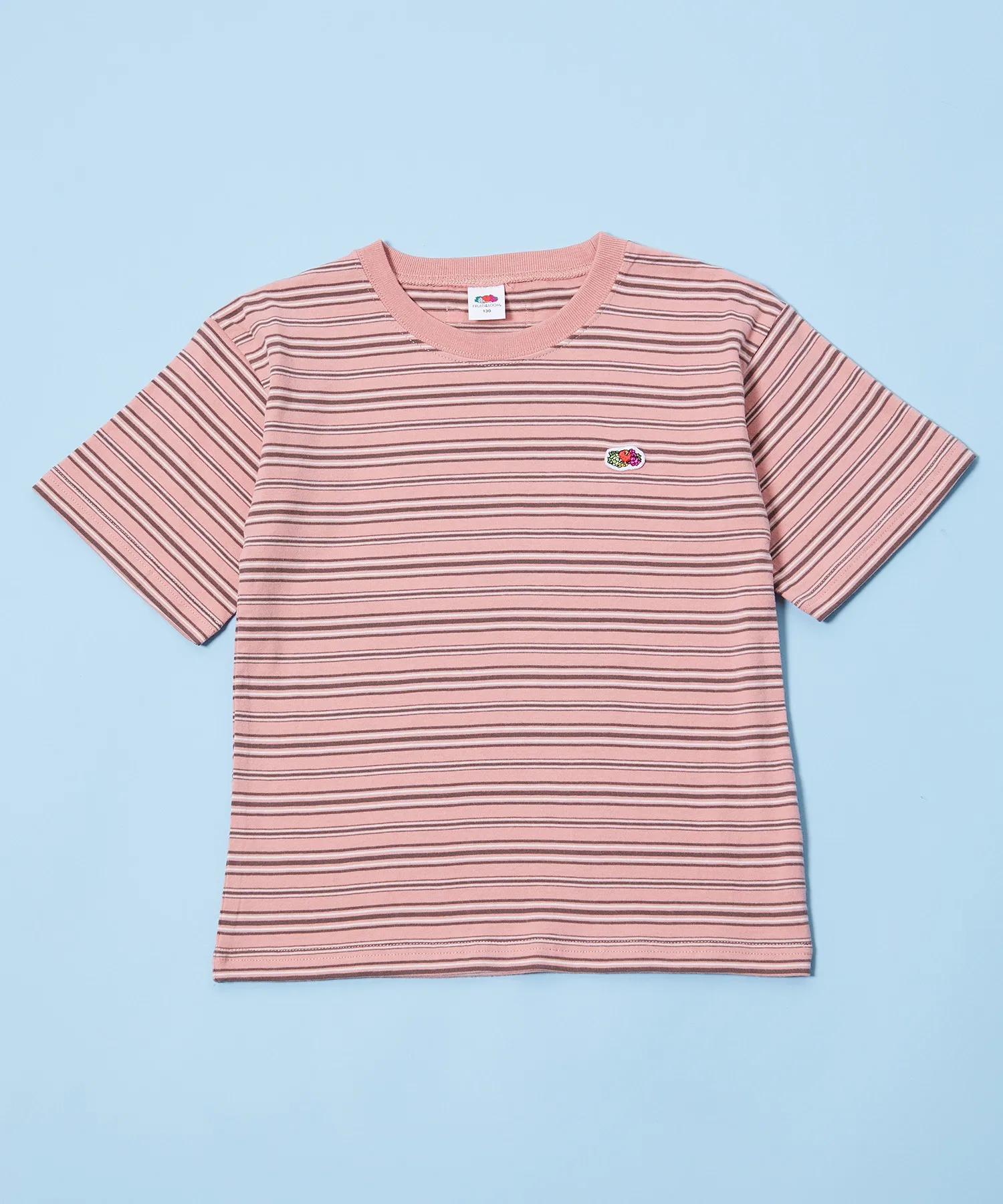 Детская футболка FRUIT OF THE LOOM с коротким рукавом в полоску