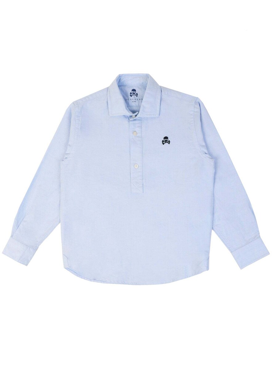 

Рубашка на пуговицах классического кроя Scalpers, Light blue