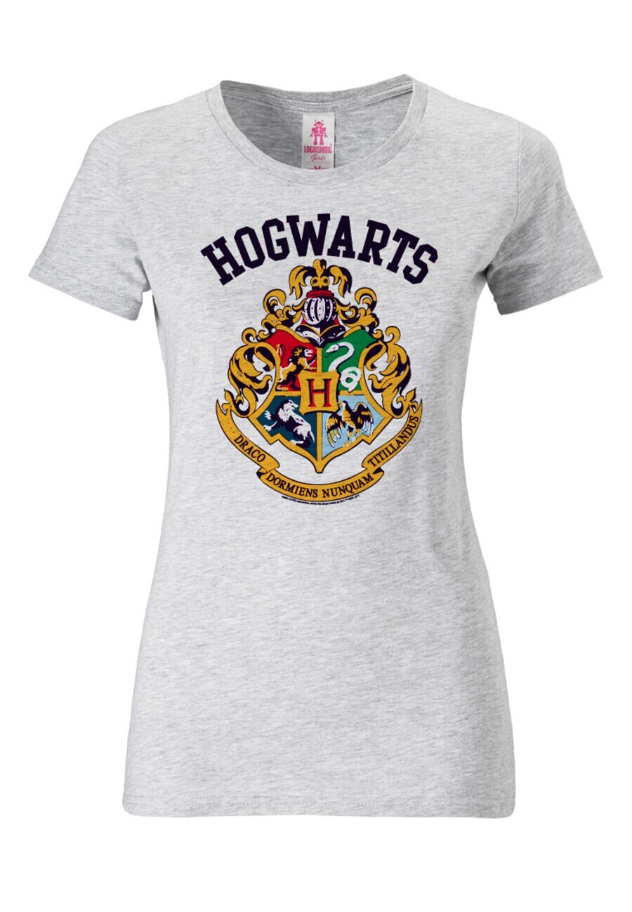 

Футболка LOGOSHIRT Shirt Hogwarts, пятнистый серый