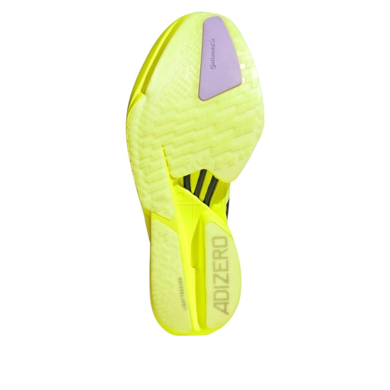 Кроссовки Adidas Adizero Adios Pro 4 Solar Yellow Aurora Plum — фото 3