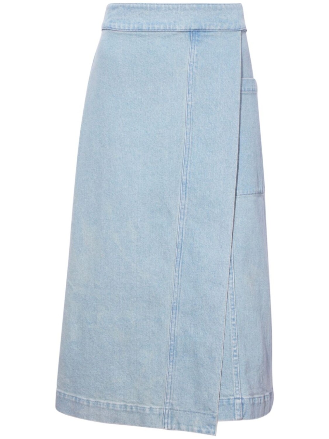 

Джинсовая юбка миди Iris Proenza Schouler White Label, синий