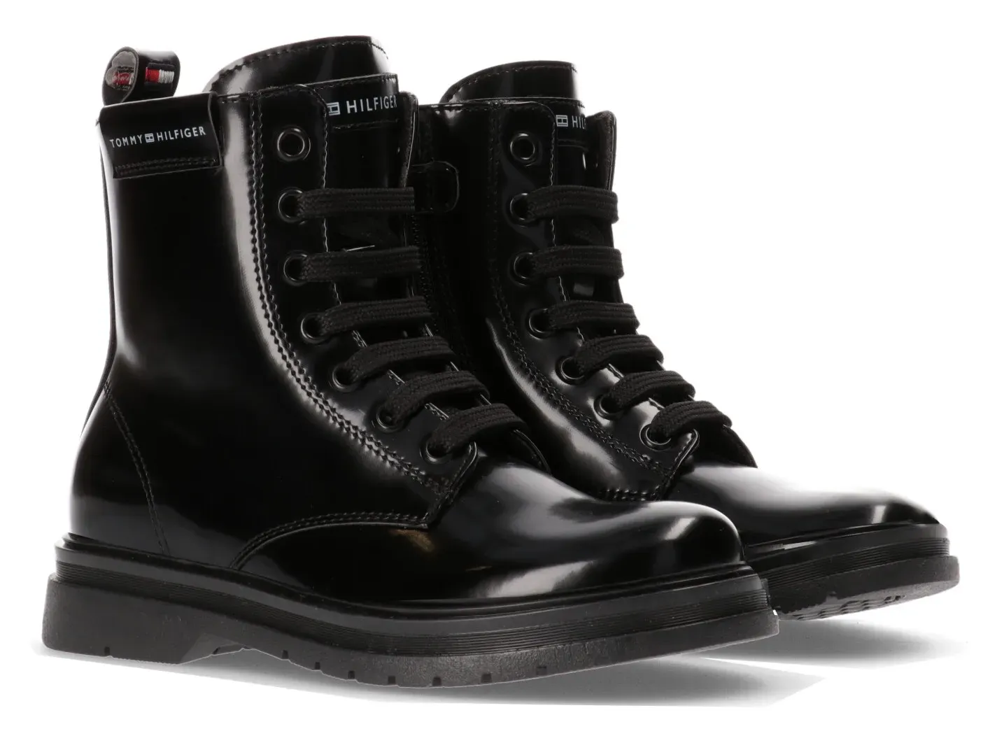 

Ботинки Tommy Hilfiger на шнуровке "LACE-UP BOOT", с внутренней молнией, черный
