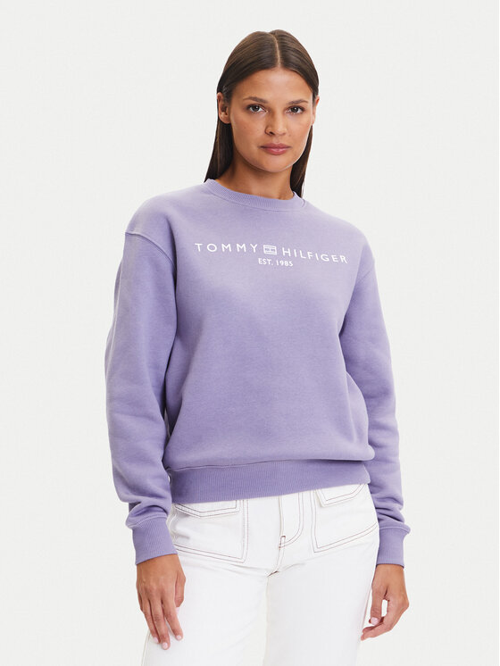 

Свитшот relaxed fit WW0WW39791 Tommy Hilfiger, фиолетовый