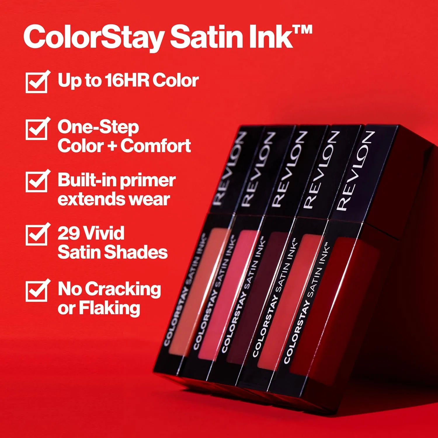 Жидкая помада Revlon ColorStay Satin Ink, оттенок Silky Sienna, 5 мл — фото 3