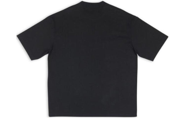 Футболка qixi crest t-shirt medium fit 'black' Balenciaga, черный — фото 2