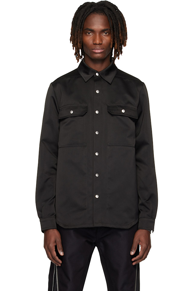 

Верхняя рубашка храма Rick Owens, черный