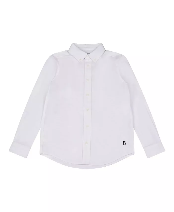 

Рубашка Oxford с длинным рукавом для мальчиков старшего возраста Brooks Brothers, белый