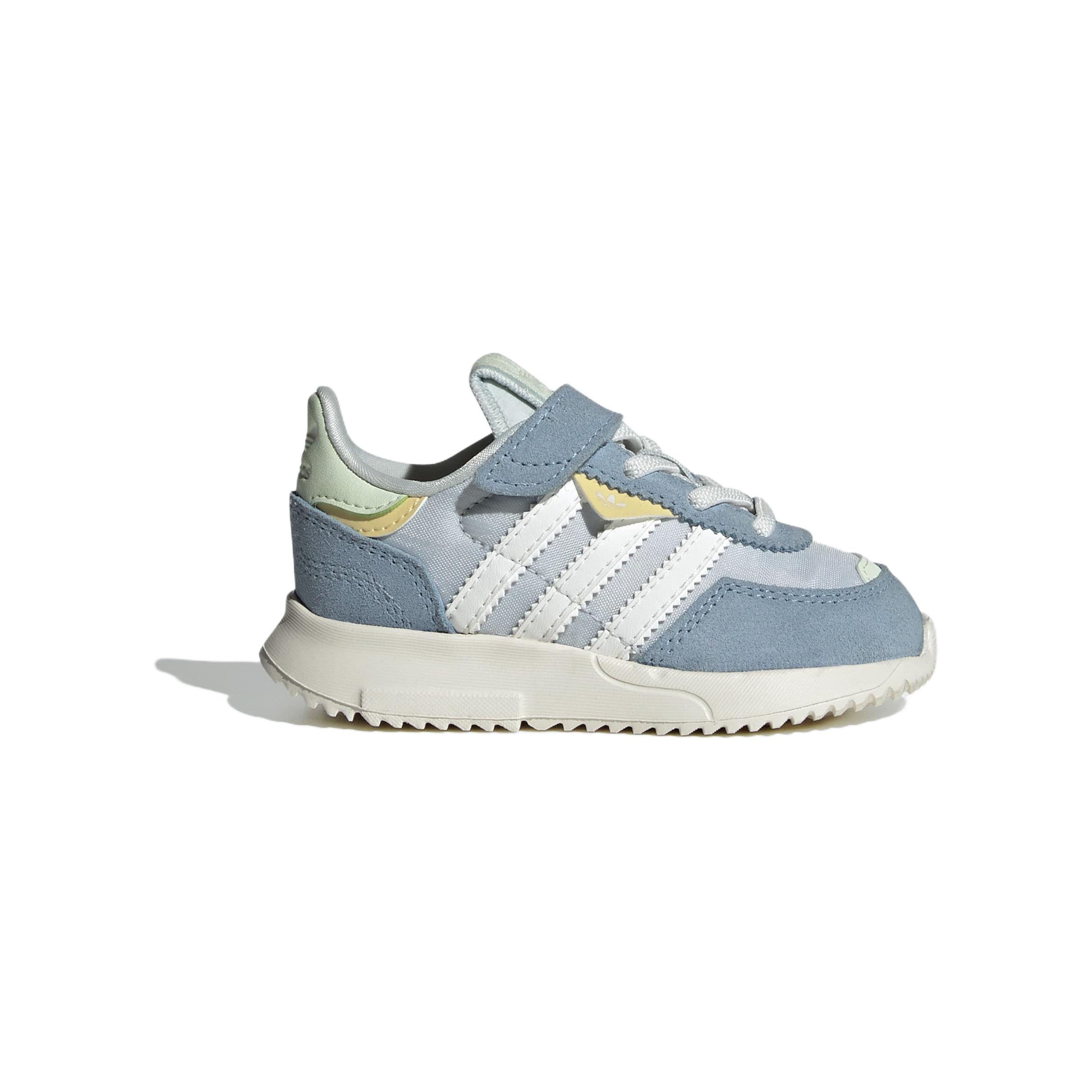 

Retropy F2 Low-Top Сине-белые детские ботиночки Adidas Originals