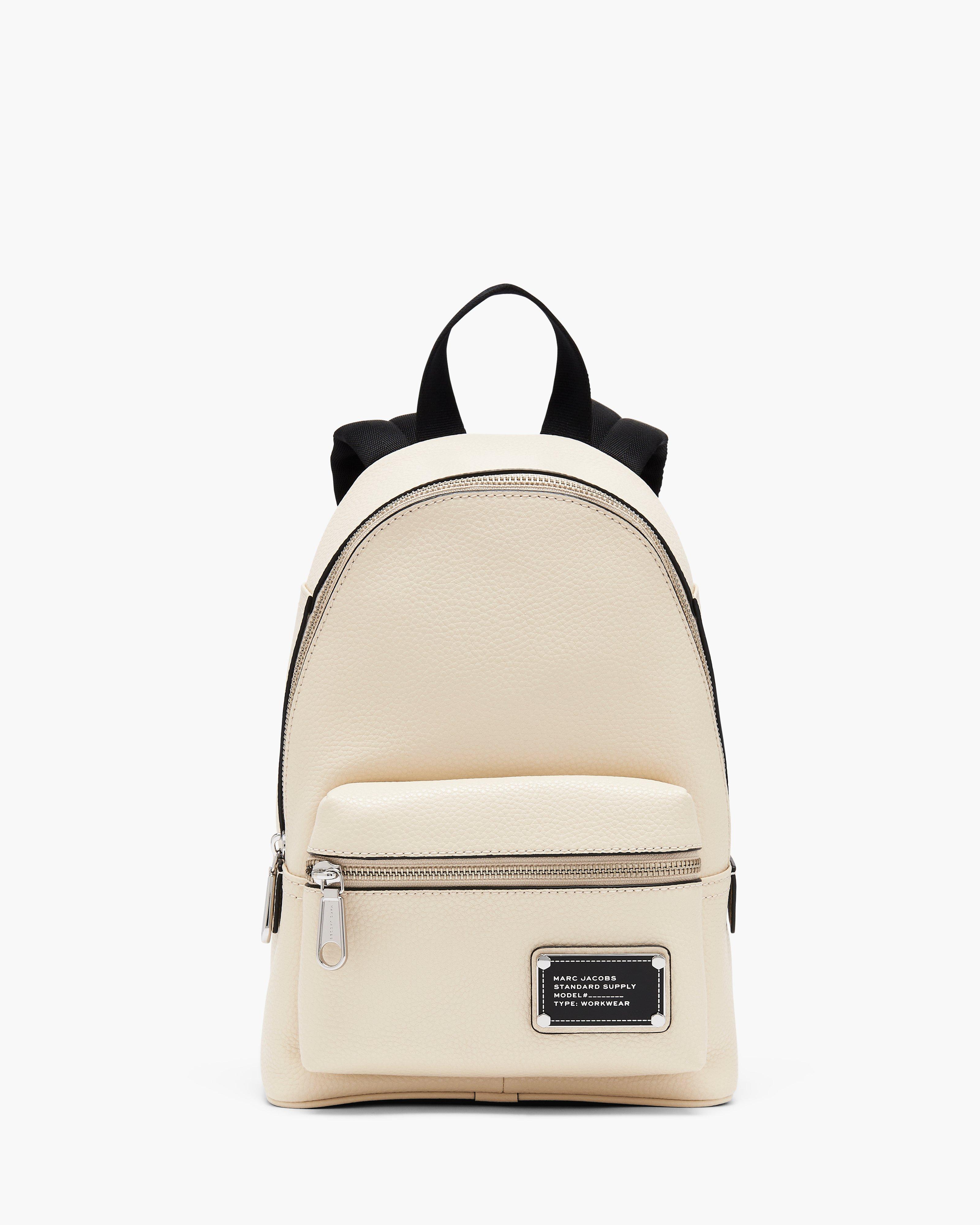 

Маленький кожаный рюкзак Marc Jacobs, цвет Marshmallow