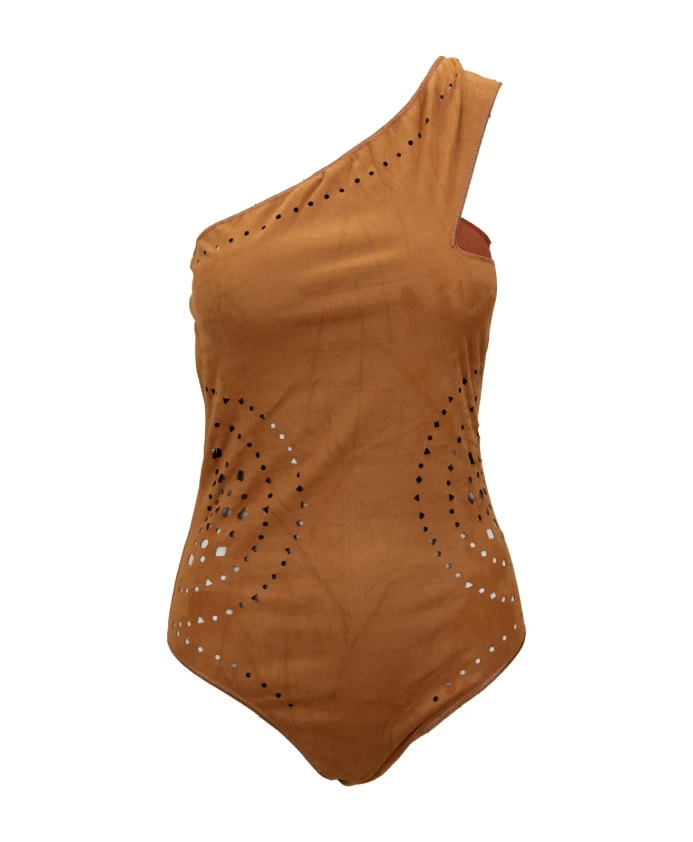 

Цельный купальник со съемными вставками Me-Fui, оранжевый