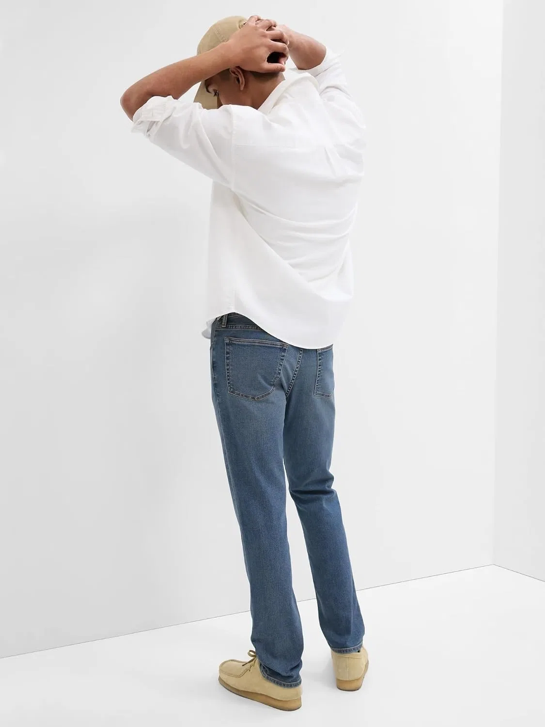 Джинсы Slim Fit GAP, Medium Indigo — фото 2