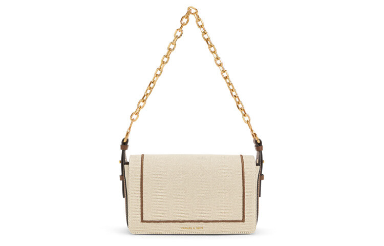 

Charles&Keith CHARLES & KEITH Женский шарф из холста серии Сумка через плечо, Черный