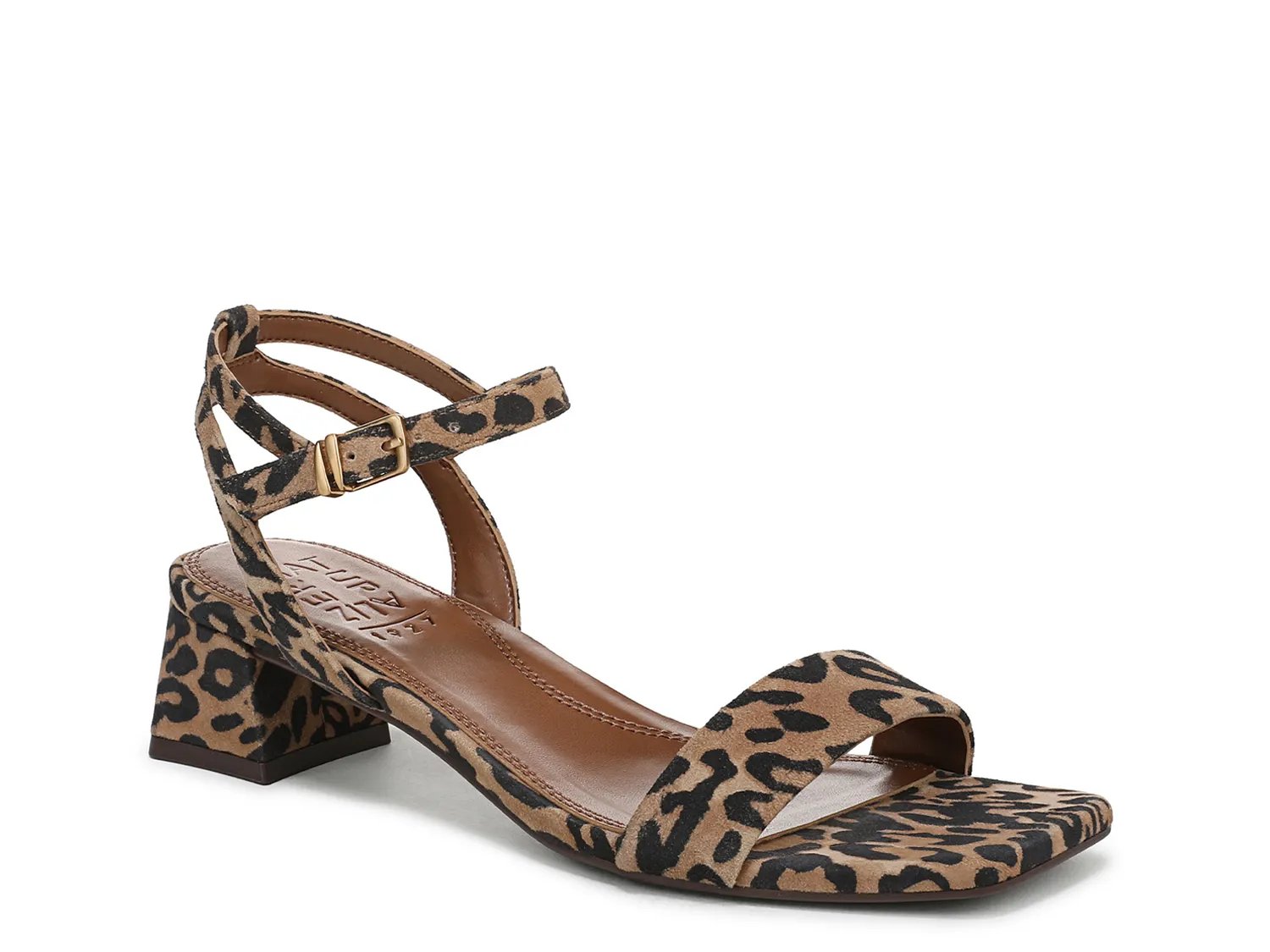 Сандалии Naturalizer Hana Sandal, Brown Leopard Print Suede