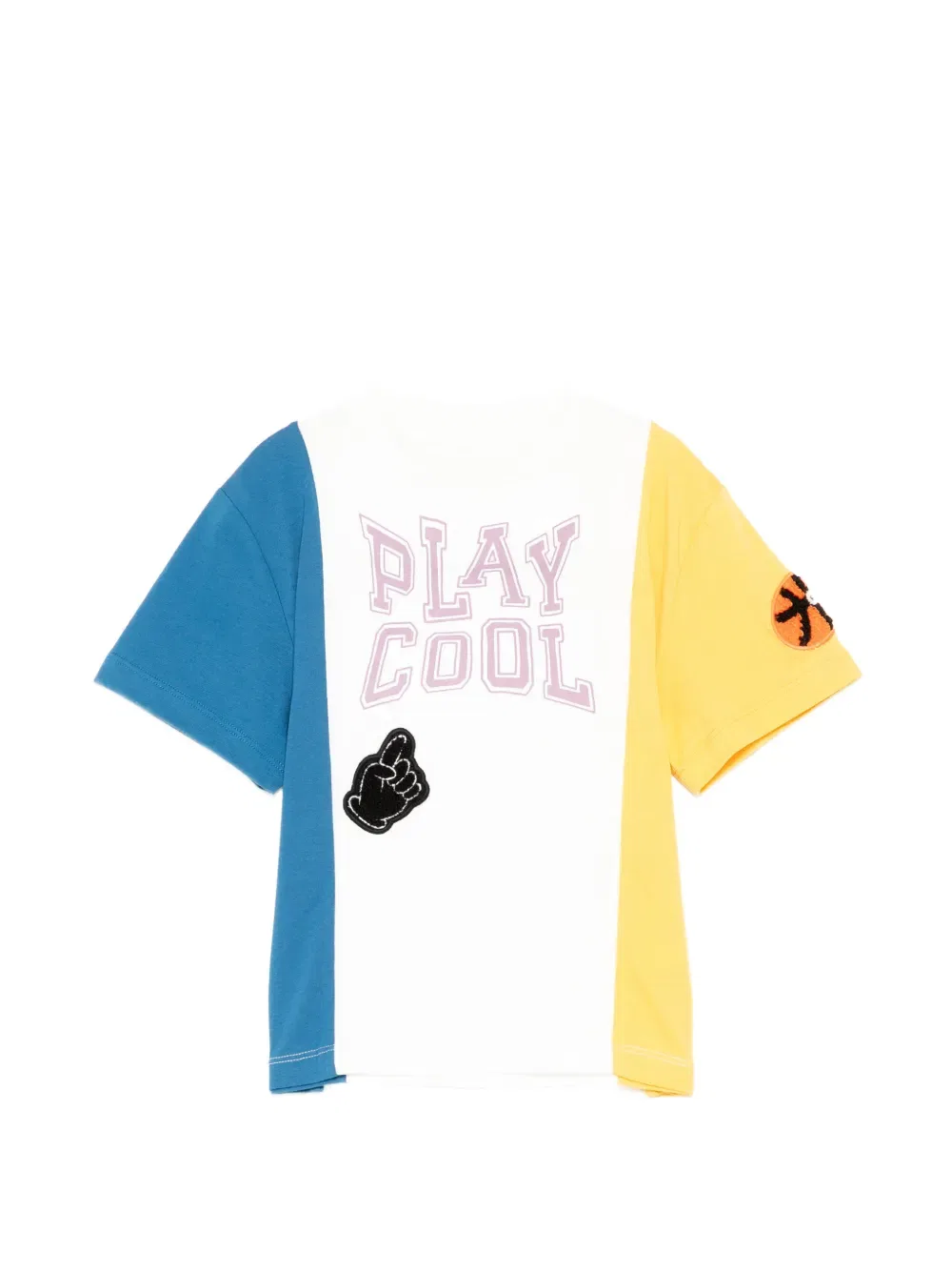 Футболка с аппликацией Stella Mccartney Kids, белый
