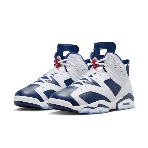 Кроссовки 6 ретро Air Jordan, белый — фото 2