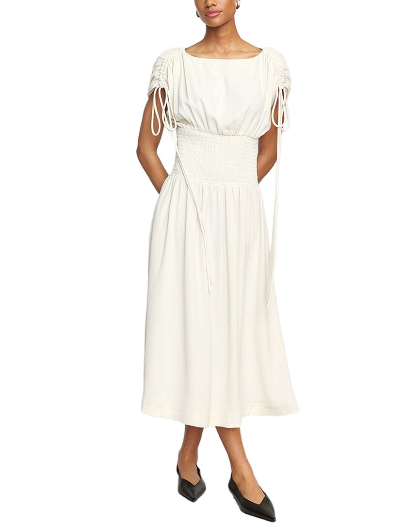 

Modern Citizen Платье Ayumi с присборенными плечами, кремовый