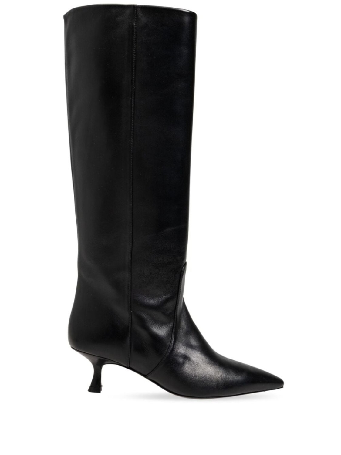 Stuart Weitzman 50-миллиметровые кожаные ботинки Naomi, черный
