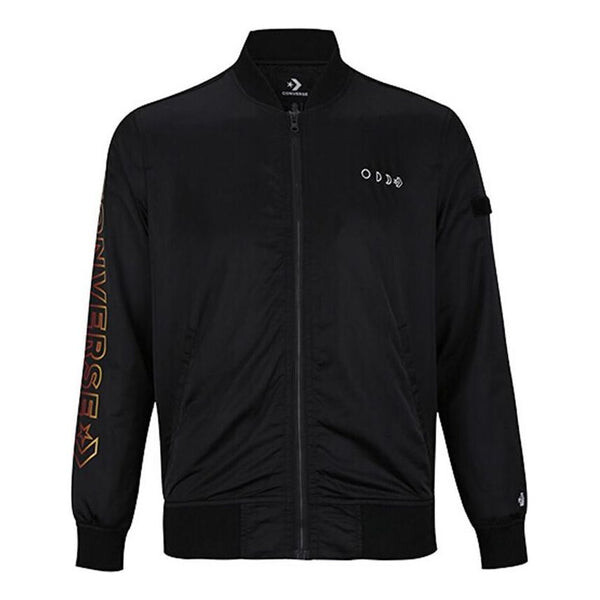 

Куртка casual sports stand collar baseball jacket 'black' Converse, черный
