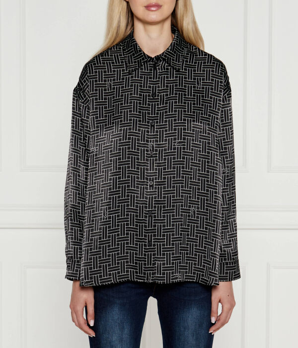 

Тканая рубашка Regular fit Kenzo, черный