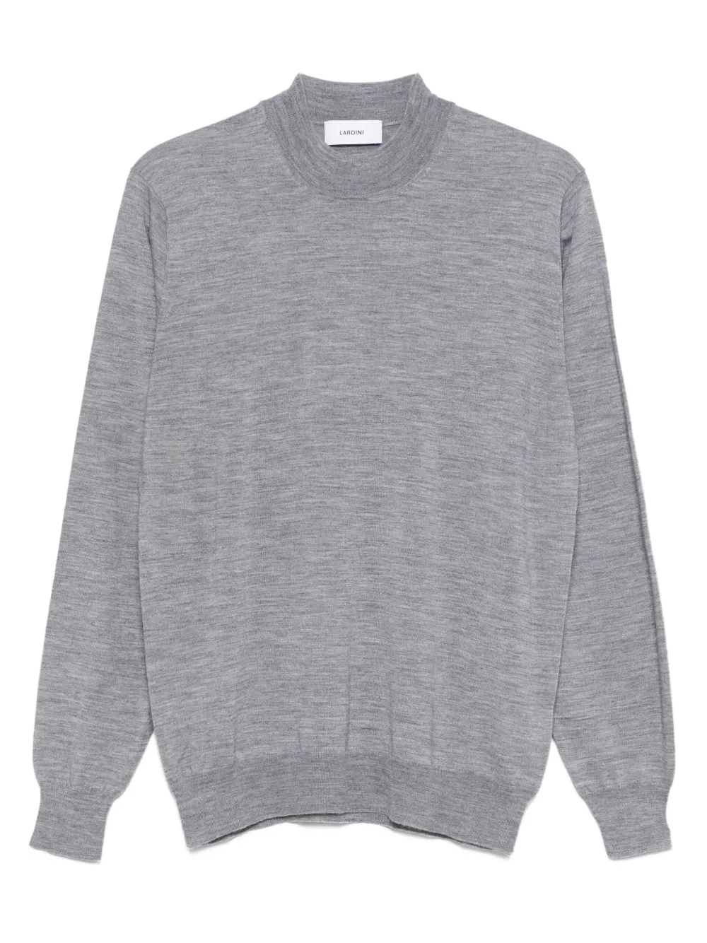 

Свитер с воротником-стойкой Lardini, серый