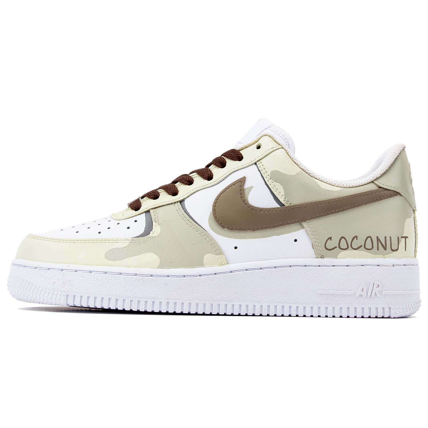 

Кроссовки Nike Air Force 1 Skateboarding Shoes Men Low-top Green/White, зеленый