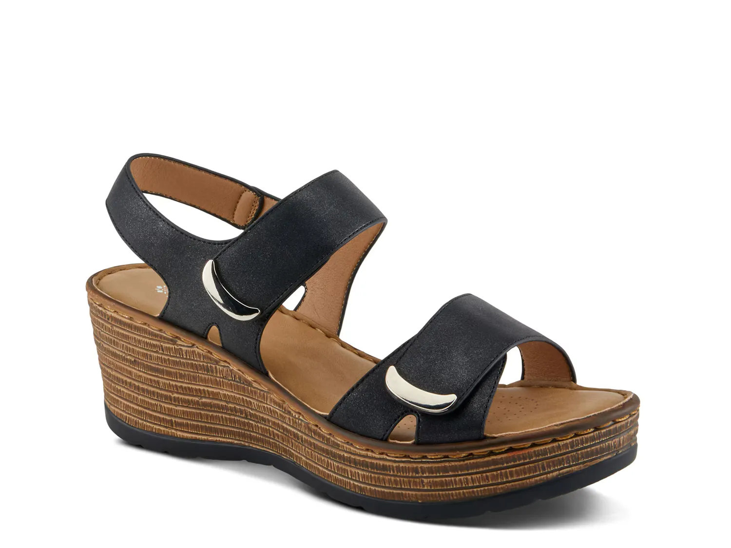 

Сандалии Woodrow Wedge Sandal Patrizia By Spring Step, черный