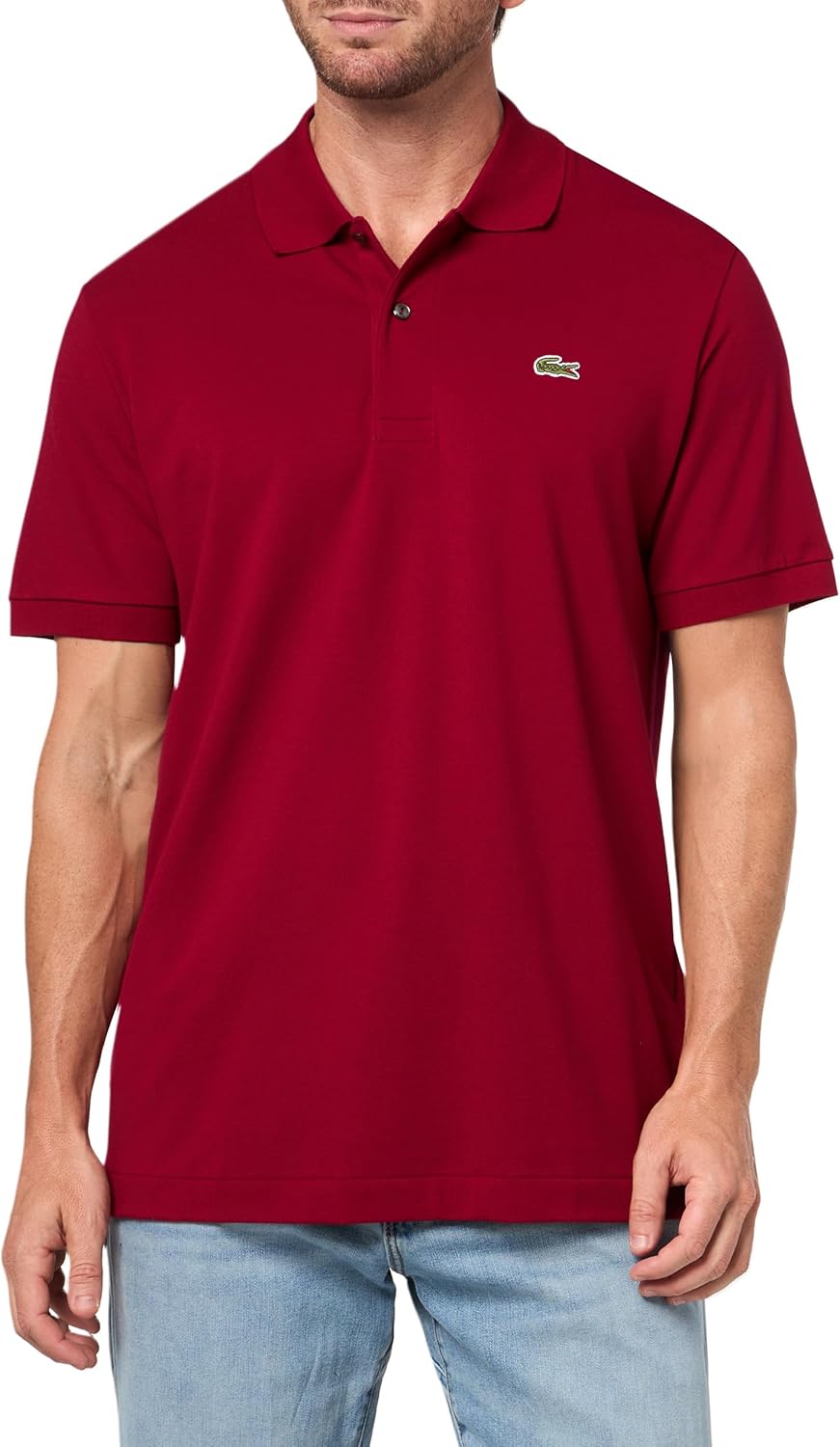

Мужская поло Lacoste Classic Fit L.12.12 из легкого пике, Bordeaux