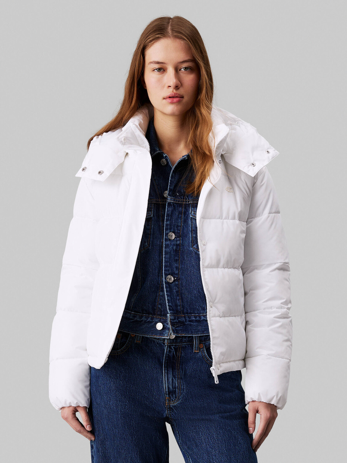 

Куртка CALVIN KLEIN JEANS Regular Fit, белый