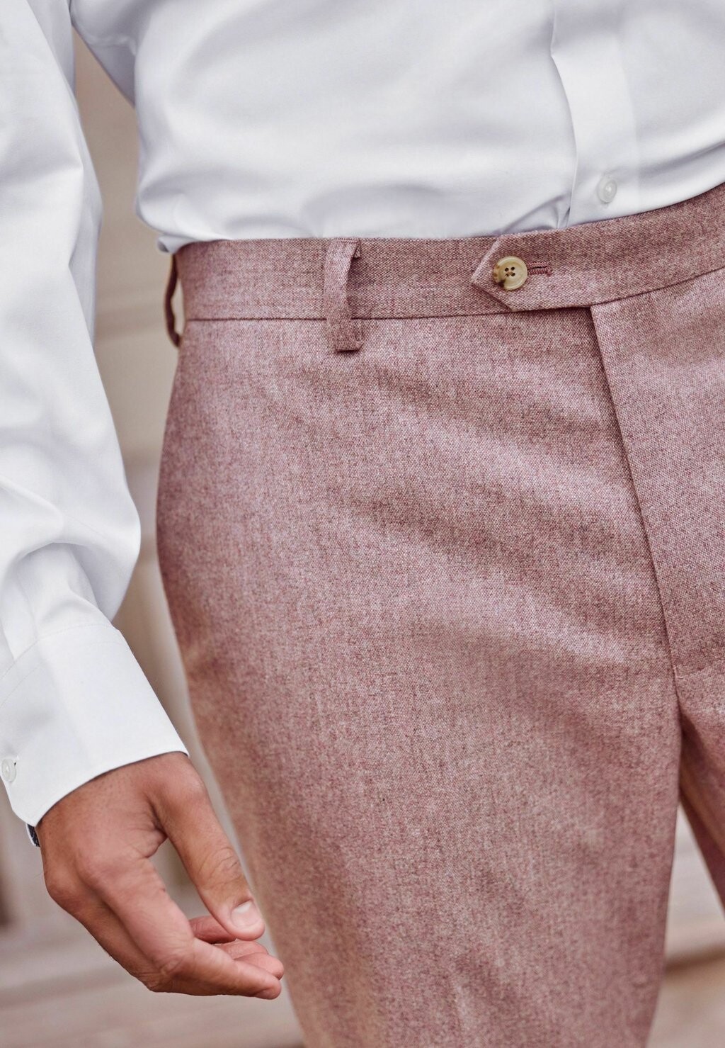 

Брюки NOVA FIDES ITALIAN REGULAR FIT Next, розовый