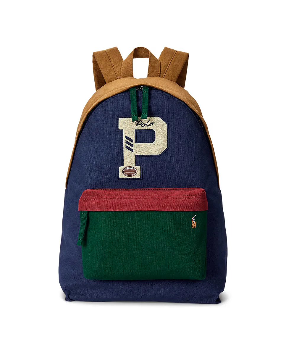 

Мужской рюкзак из разноцветной парусины Polo Ralph Lauren