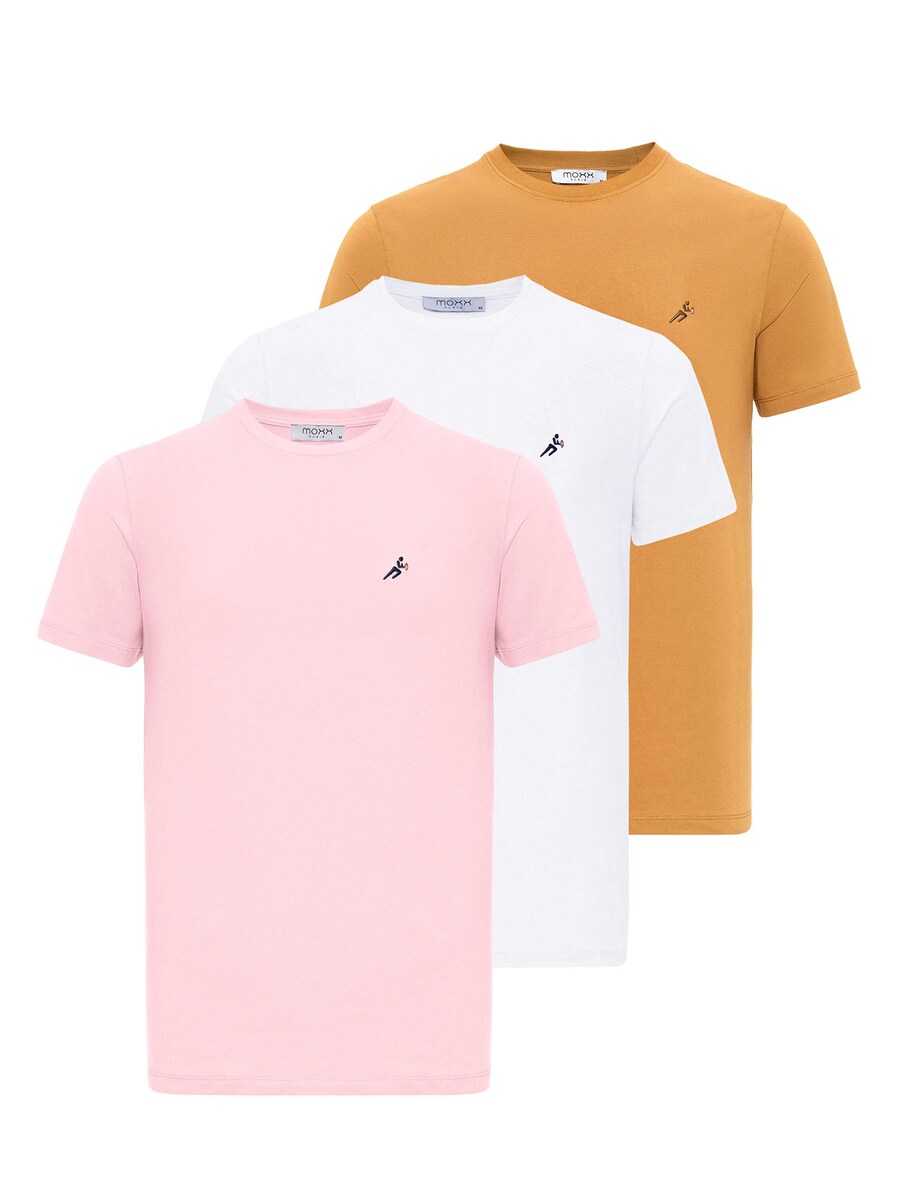 

Рубашка Moxx Paris, цвет Mustard/Pink/White