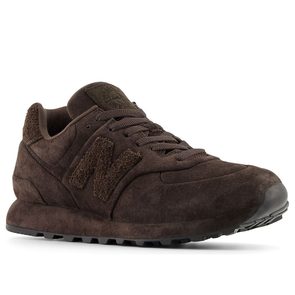 Кроссовки New Balance x Stone Island 574 Legacy Ghost 'Dark Brown' — фото 4