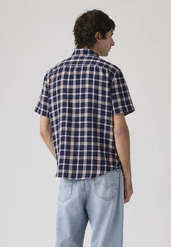 Футболка с закатом Levi'S, Sintra Plaid V2 Dress Blues — фото 2