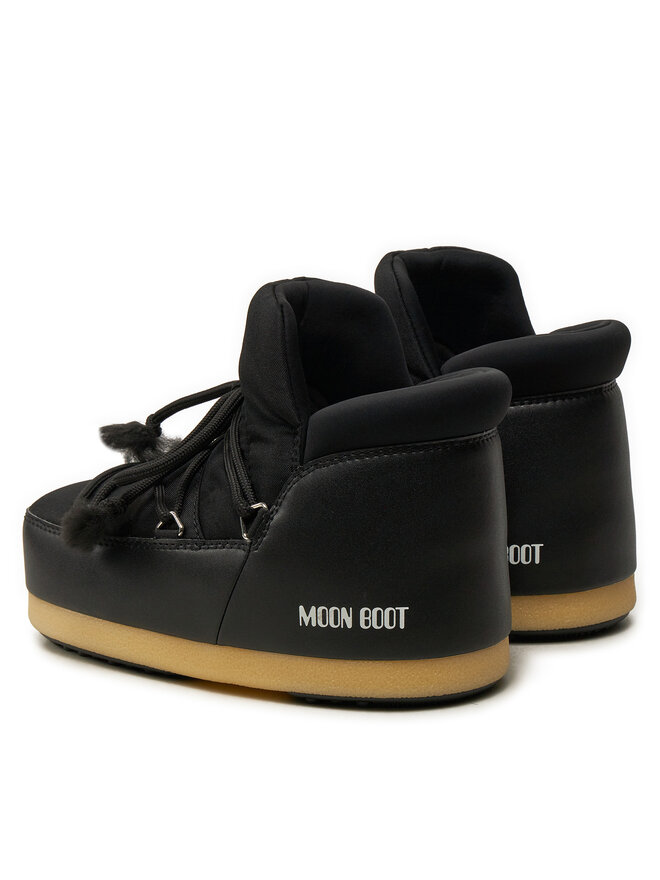Зимние ботинки женские Moon Boot Evx Pumps короткие нейлоновые, черный — фото 3
