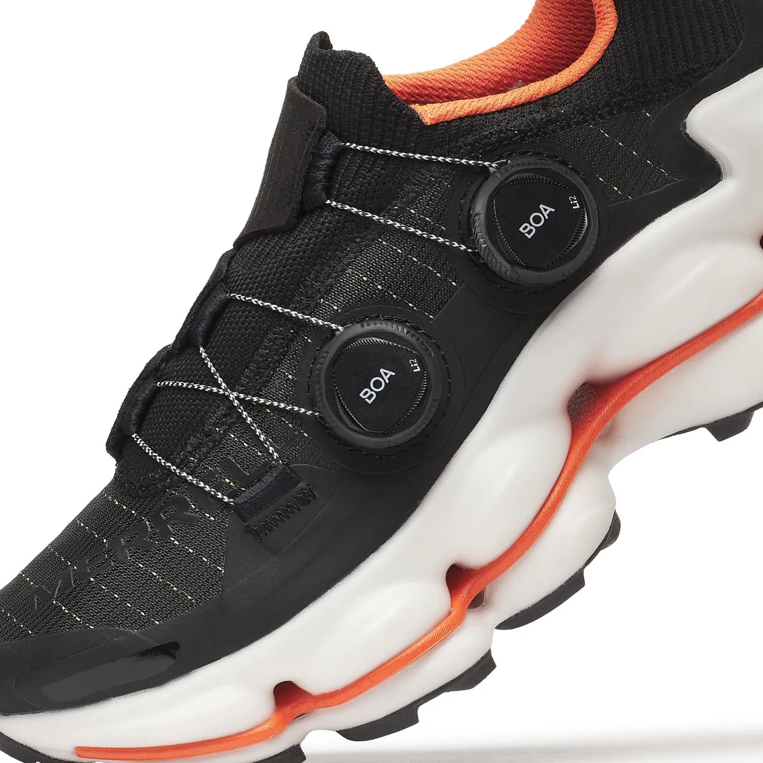 Туристические ботинки женские Merrell SpeedARC Surge BOA на толстой подошве, черный — фото 4