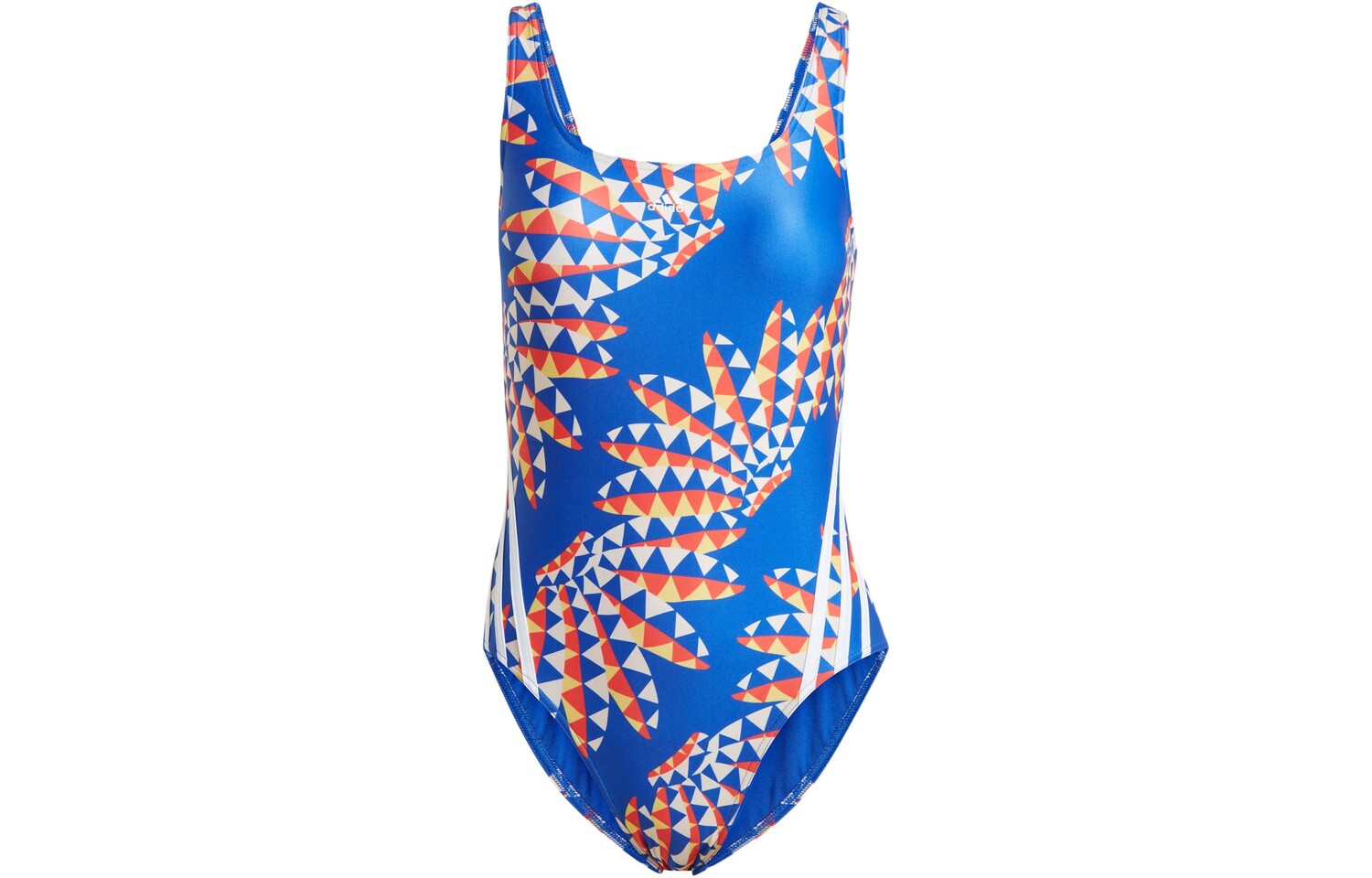 

Купальник Adidas FARM Rio CLX 3-Stripes, синий/белый