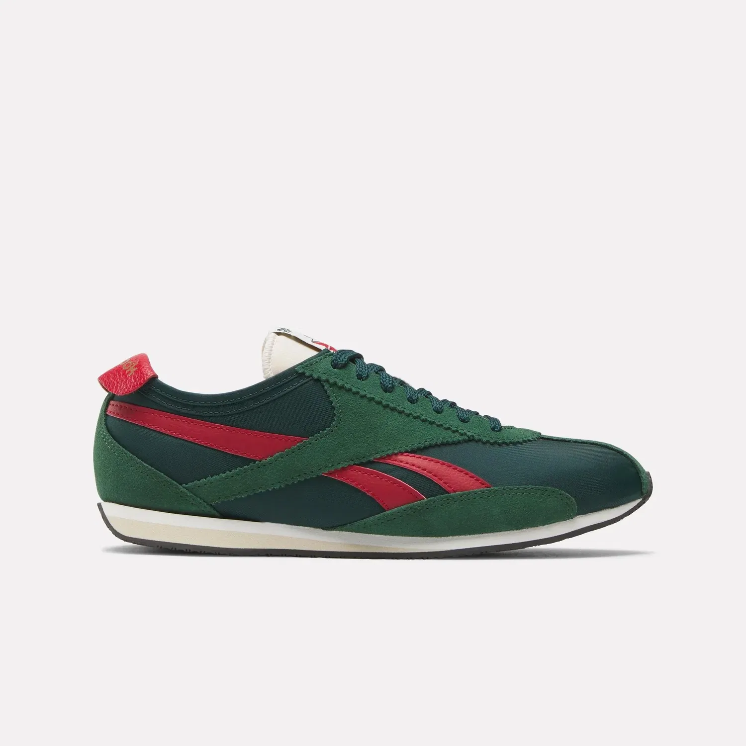 Кроссовки Reebok R400 унисекс, Dark Green/Forest Green/Flash Red