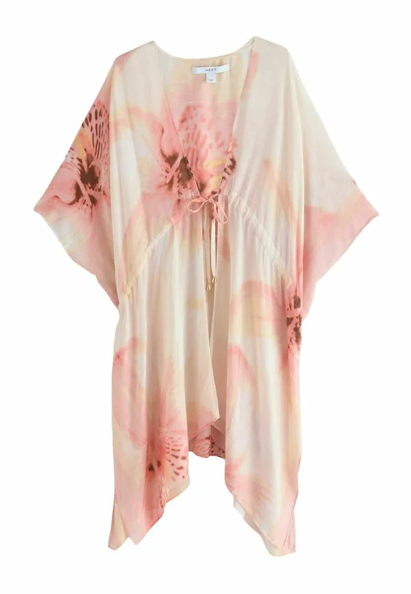 

Кафтан прямого кроя с завязками на талии, пляжный аксессуар Next, Pink Floral, Розовый, Кафтан прямого кроя с завязками на талии, пляжный аксессуар Next, Pink Floral