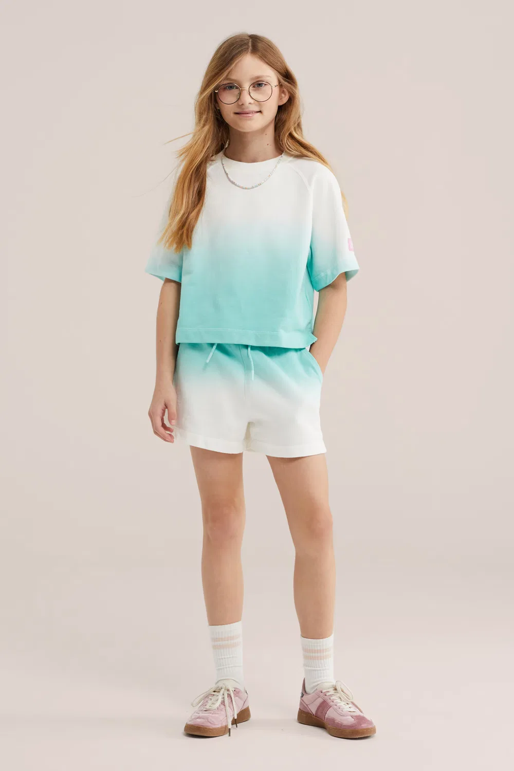 Брюки свободного кроя We Fashion, Green — фото 4