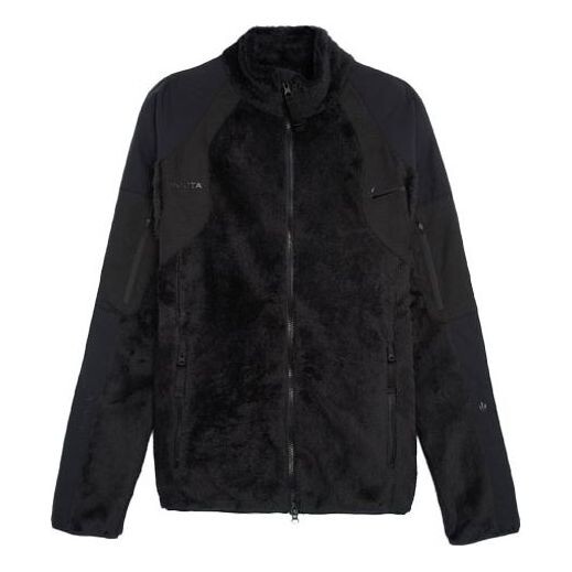 

Куртка x nocta drake fleece splicing jacket 'black' Nike, черный