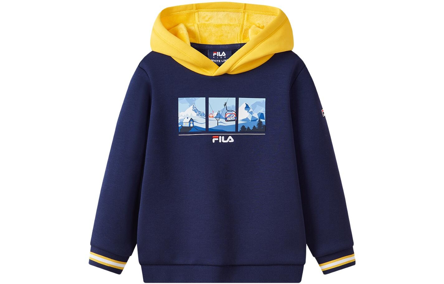 

Детская толстовка ФИЛА FILA, цвет Classic Blue