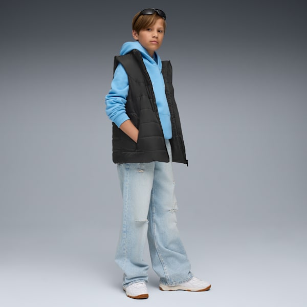 Футбольная толстовка для больших детей Manchester City Soccer Essentials Puma, синий — фото 3