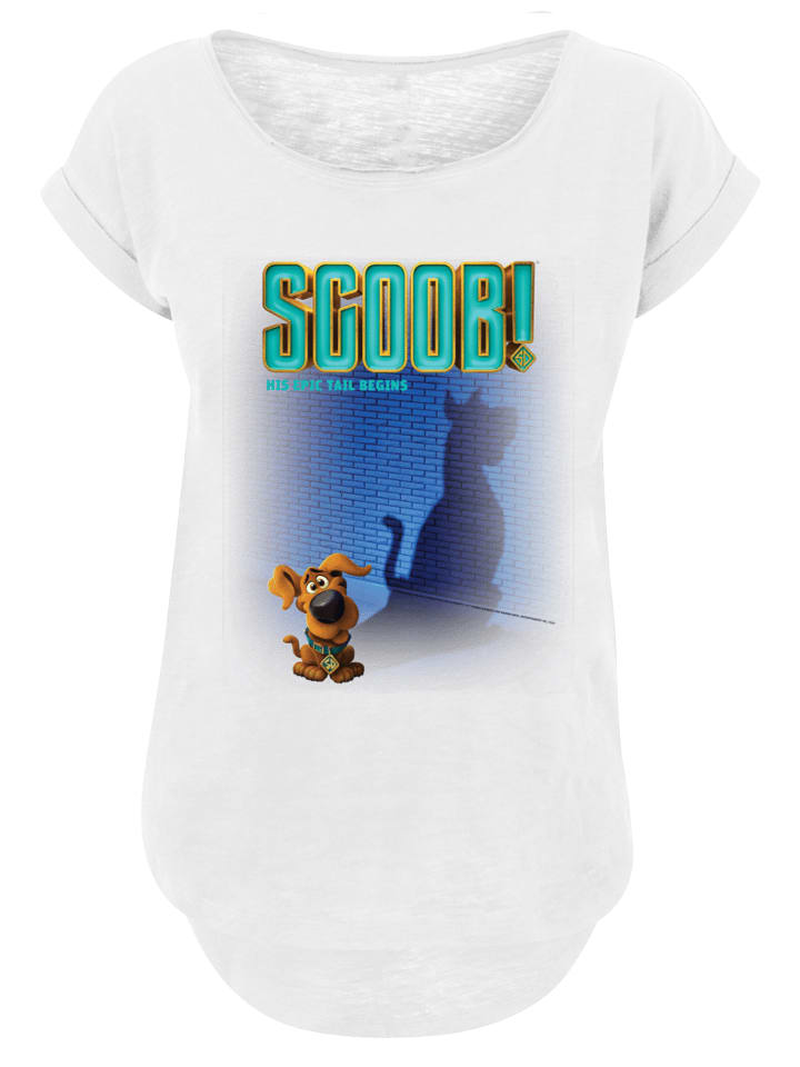 

Удлиненная футболка с принтом Постер фильма Скуби-Ду белого цвета F4NT4STIC, Белый, Удлиненная футболка с принтом Постер фильма Скуби-Ду белого цвета F4NT4STIC