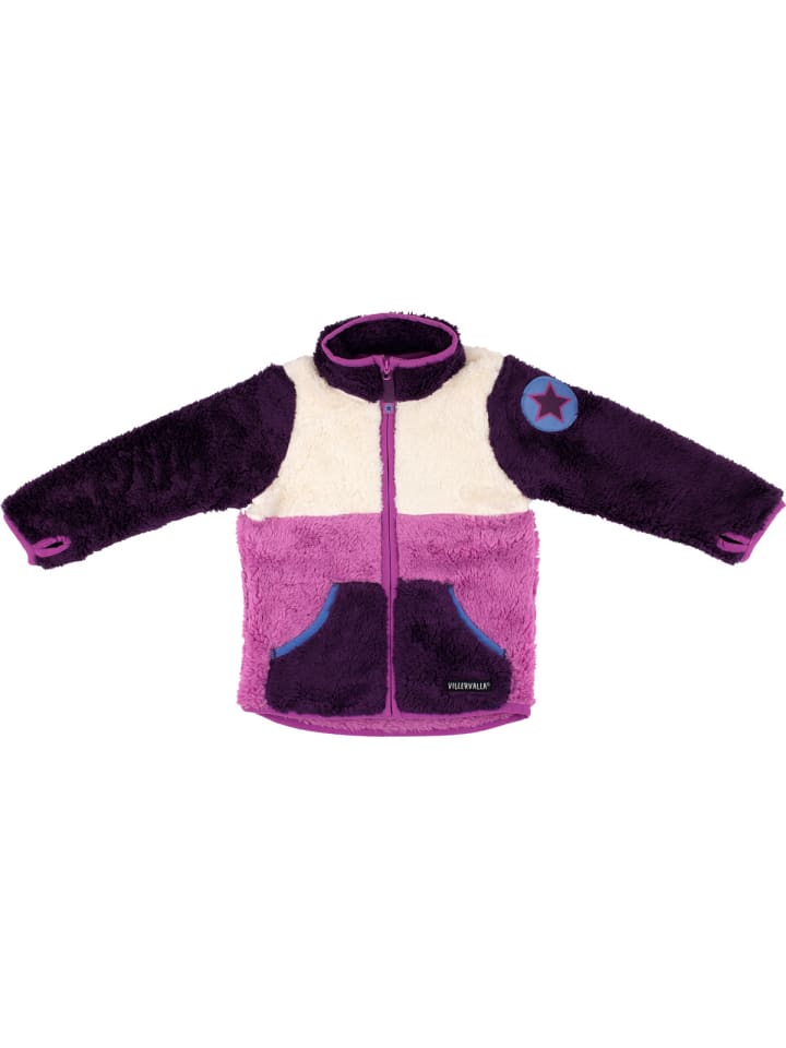 

Villervalla Куртка выполнена в фиолетовом цвете с цветовыми блоками