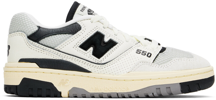 Кроссовки Off-White 550 New Balance, Sea salt/Black