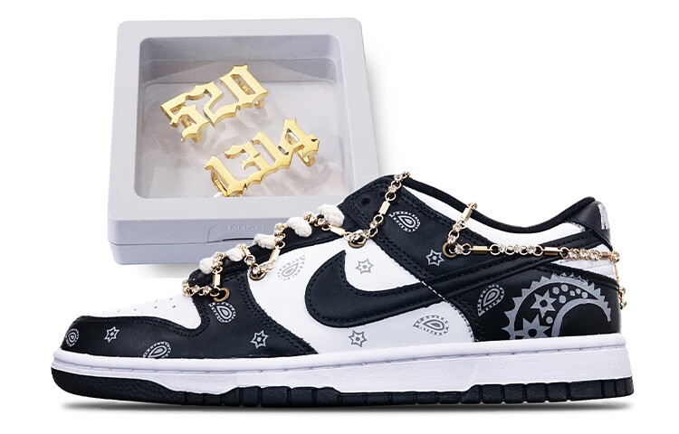 

Кроссовки Nike Dunk Skateboard Shoes Women's Low-Top Black White