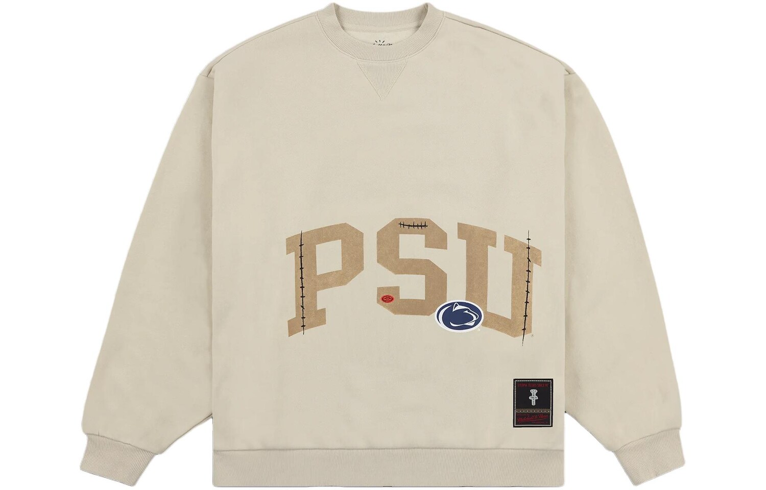 

Толстовка Mitchell & Ness X унисекс коричневого цвета Travis Scott, коричневый